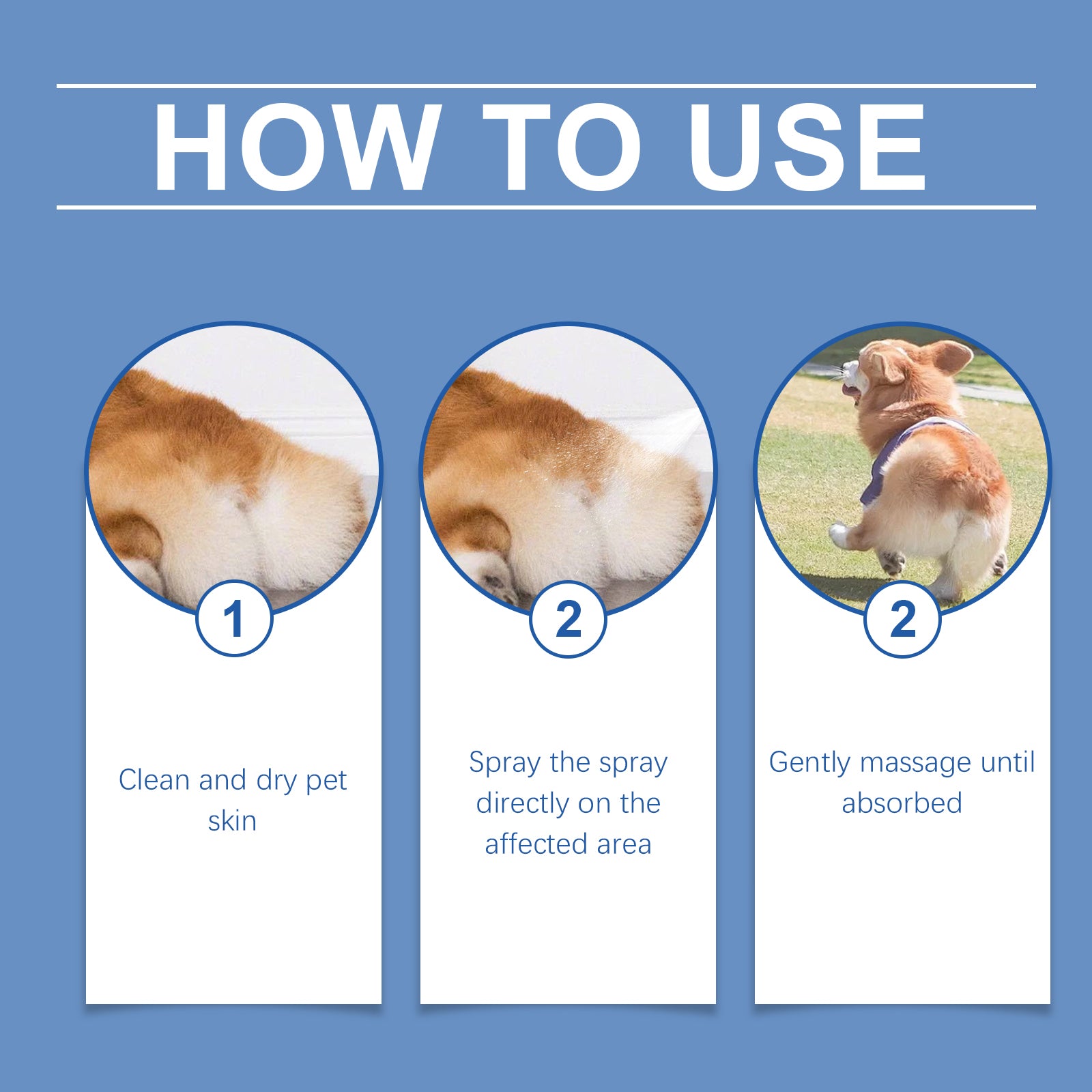 Healthy Gland Spray For Dogs, Dog Gland Care Spray For Infection Prevention, Reduce Itching Swelling & Bad Odor, Pet Gland Relief Spray For All Breeds & Ages by Josla