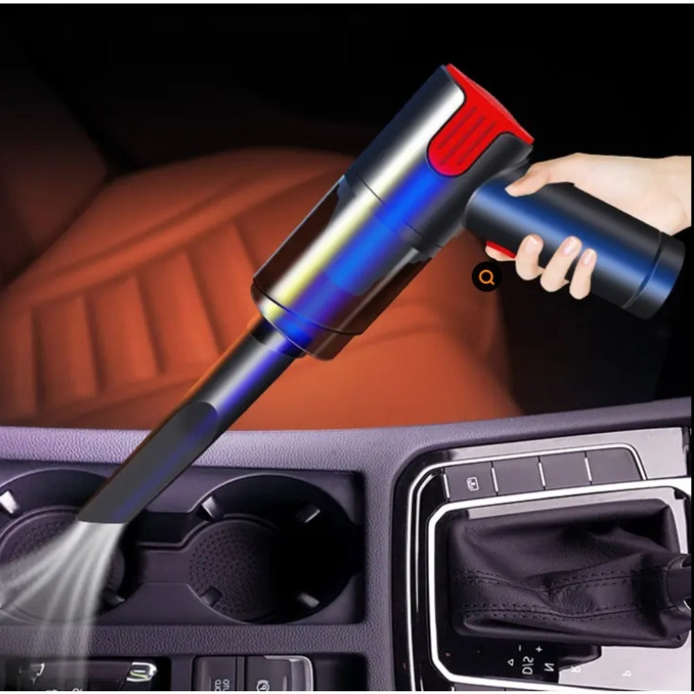 Wired Red Silver Car Vacuum Cleaner Home Handheld Mini Desktop Vacuum Cleaner Portable by Josla