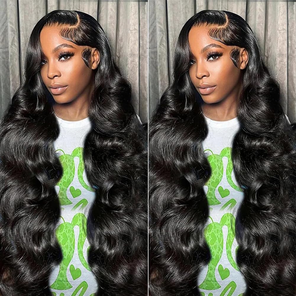 13x6 Lace Front Human Hair Wig Natural Color, Body Wave, Density by Josla