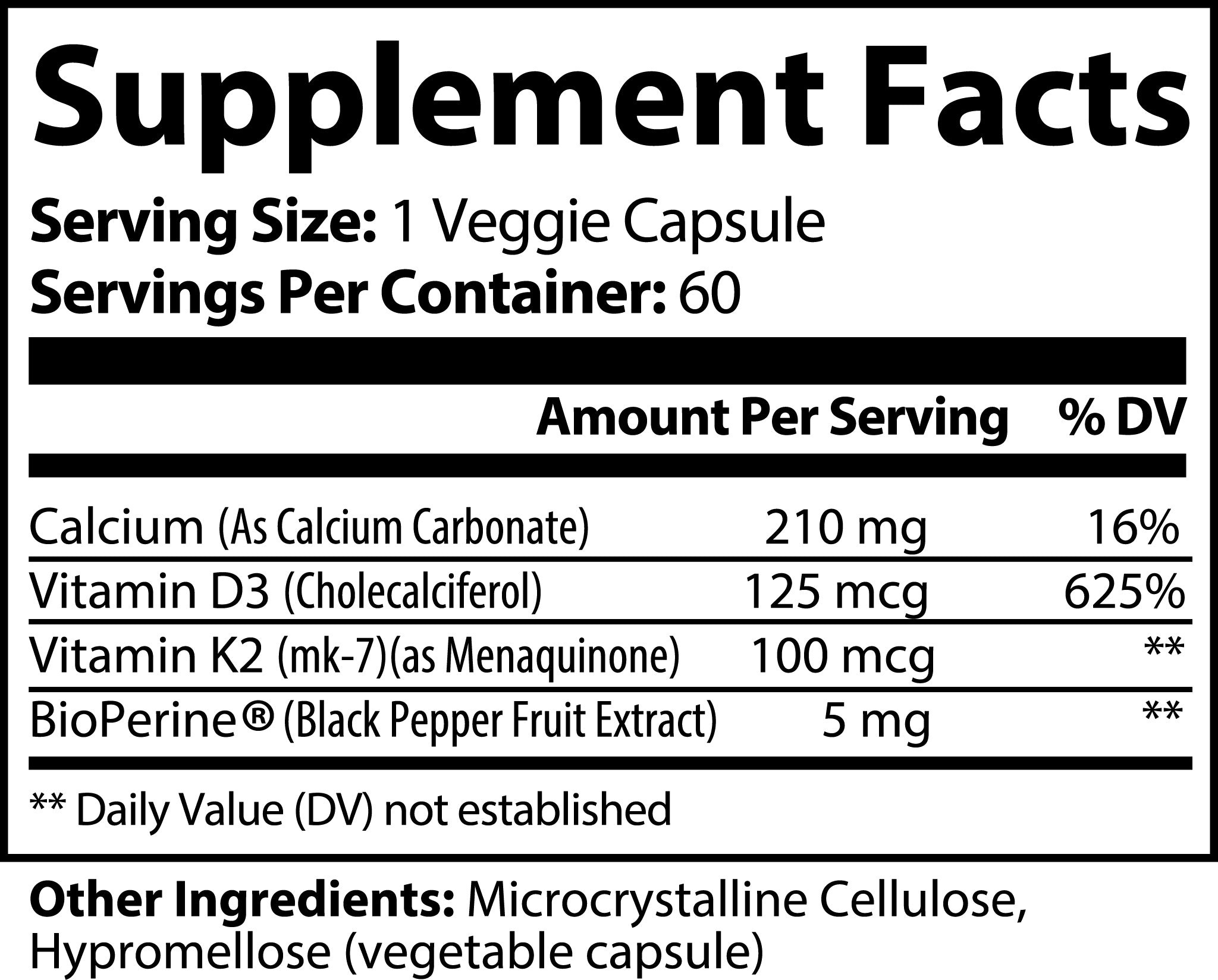 BONE AND HEART SUPPORT WITH VITAMIN K2 AND D3 by Josla