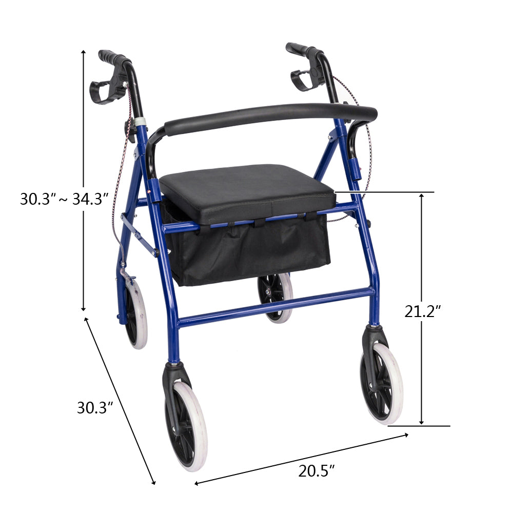 Iron Pipe Nylon Cloth Basket 286lbs, Blue And Black Color For Driving Assistance by Josla