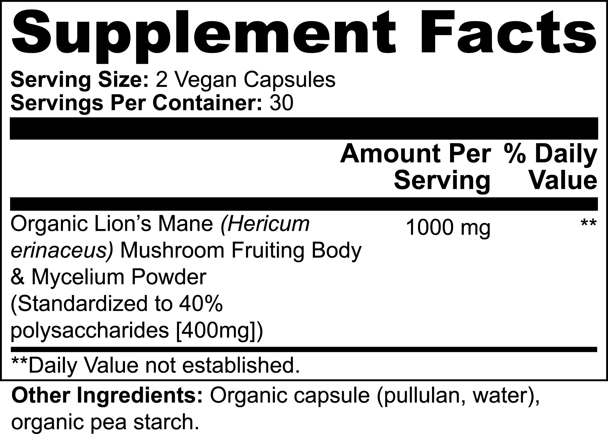 Lions Mane Mushroom Supplement Cognitive Support, Focus, Mood Boost, And Recovery For Athletes by Josla