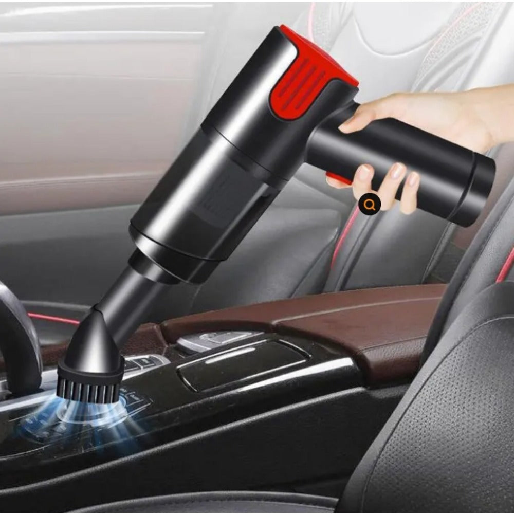 Wired Red Silver Car Vacuum Cleaner Home Handheld Mini Desktop Vacuum Cleaner Portable by Josla