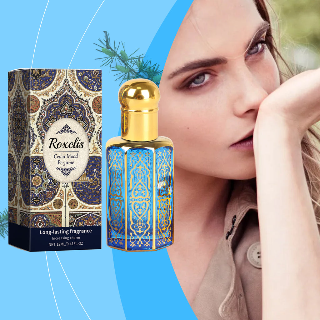 Cedar Mood Arabian Roll On Perfume Oil, Long Lasting Woody Fragrance For Men Women, 12ml by Josla