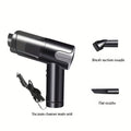 Wired Red Silver Car Vacuum Cleaner Home Handheld Mini Desktop Vacuum Cleaner Portable by Josla
