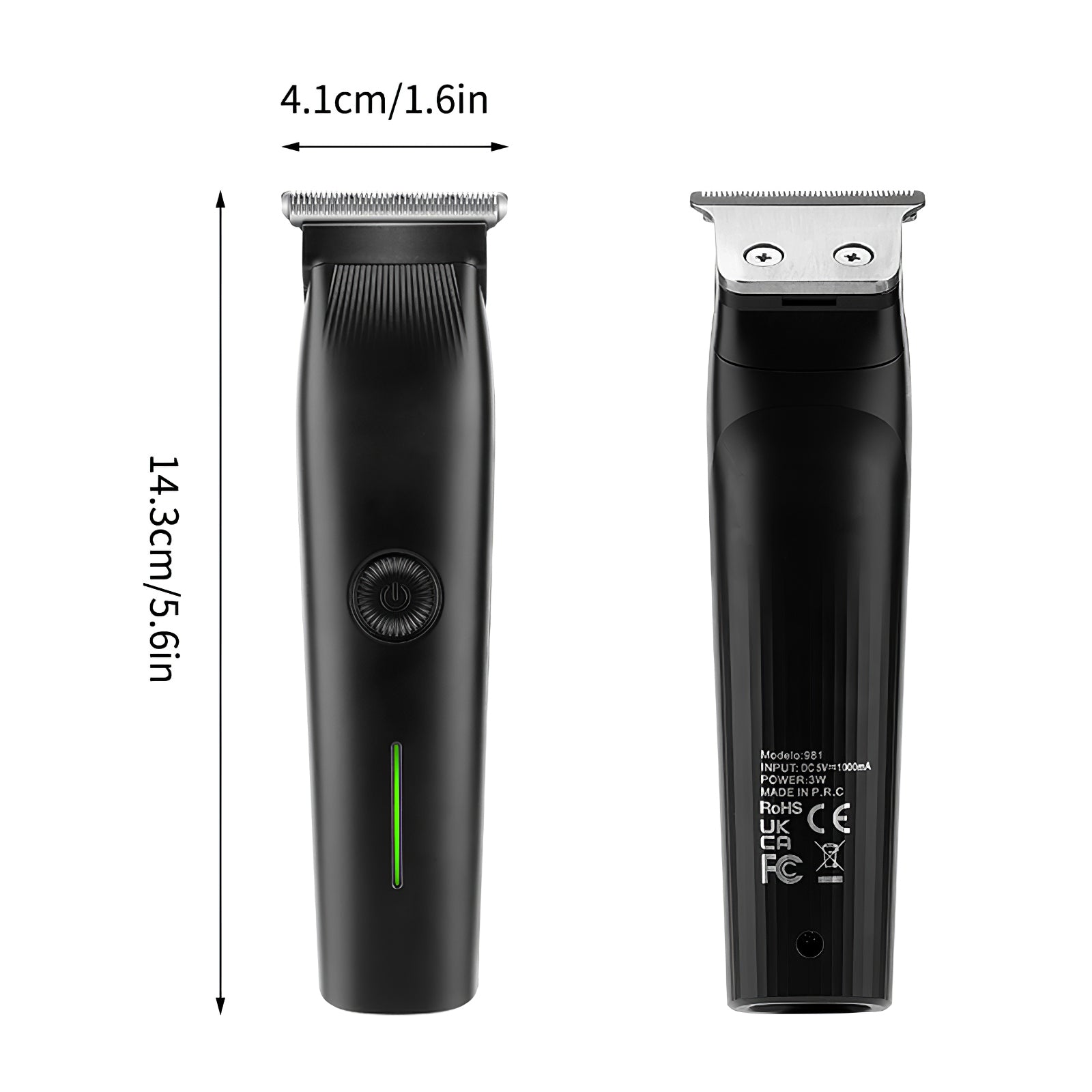 Beard Trimmer, 3 In 1 Hair Clippers And Mens Grooming Kit, Face, Nose, Ear Hair Trimmer - Black by Josla