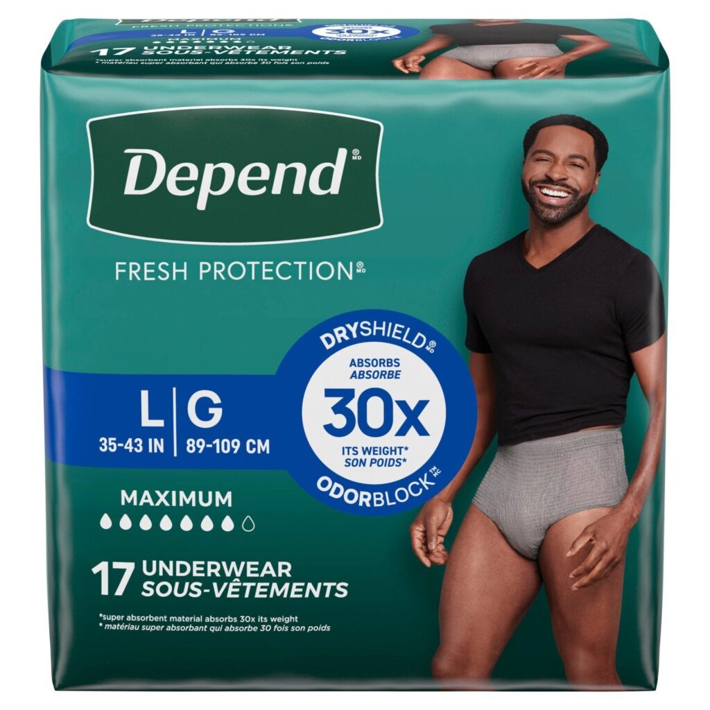 Depend Fresh Protection Advanced Underwear