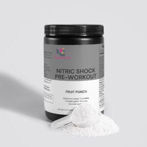 Nitric Shock Pre Workout Strength, Energy, Endurance, And Mental Focus Booster