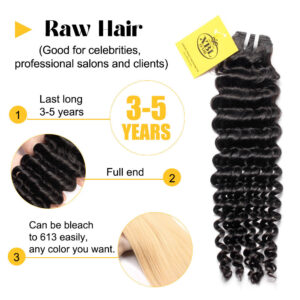 11A Good Quality Human Hair Bundles 12-30 Inch Raw Hair Extensions - Image 3