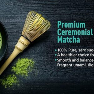 Matcha--Ceremonial Grade Organic Matcha Green Tea Powder,Premium First Harvest Unsweetened,1 0 0 Pure Matcha ForLattes,Smoothies,and Baking 60g 2.1oz-Ships From US-Tea-Coffee Mate - Image 4
