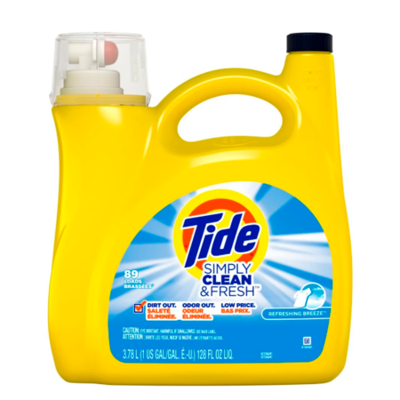 Tide + Ultra Downy Liquid Laundry Detergent, April Fresh — 128 fl oz
