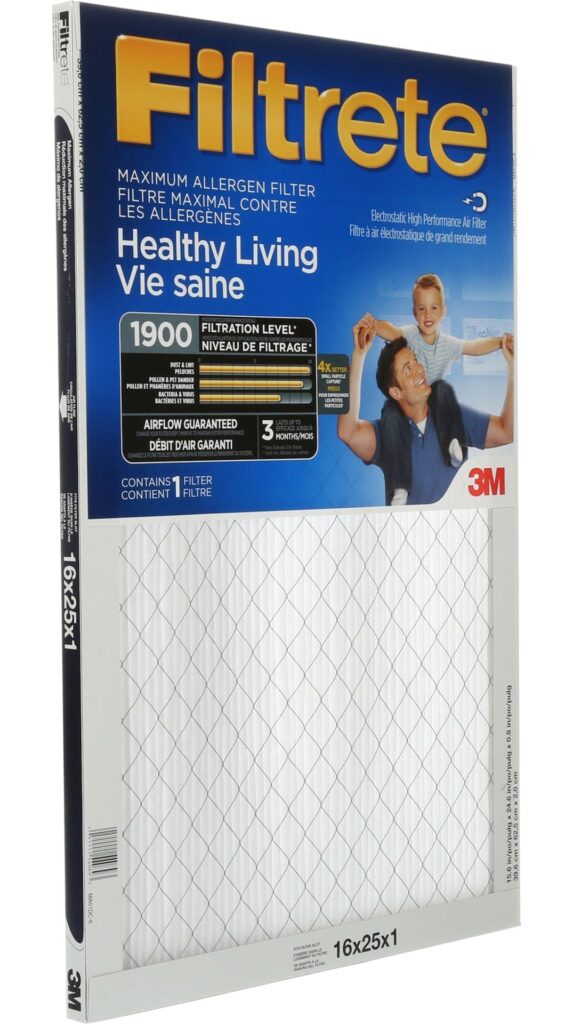 3M Filtrete Air Filters — 1550 Deep Pleat 4" 2-Pack / 2500 1"
4-Pack