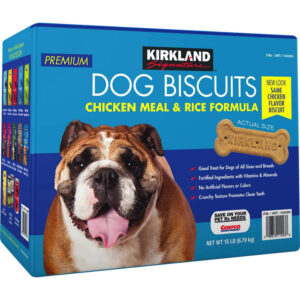 Kirkland Signature Premium Dog Biscuits, 15 lb