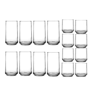 LAV Glassware Set, 16-Piece