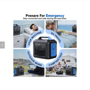 296Wh 80000mAh Lithium Battery Generator Solar For Outdoor Camping RV Home - Image 3