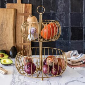 Over&Back 2-Tier Fruit Basket