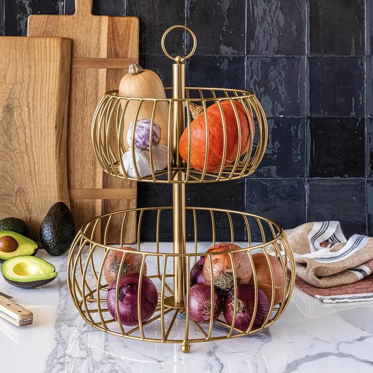 Over&Back 2-Tier Fruit Basket