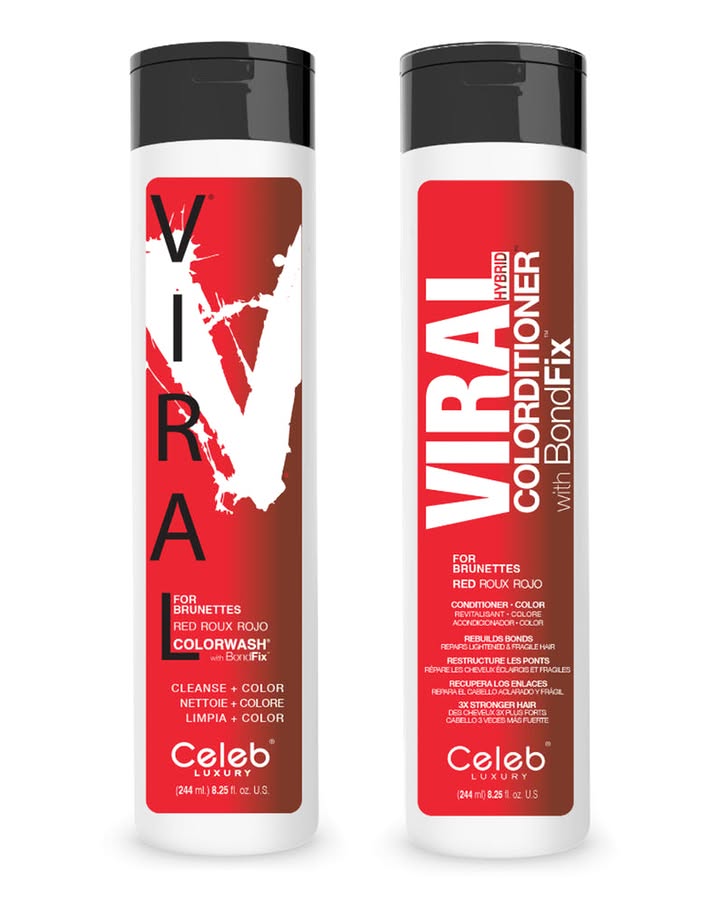 Viral Red For Brunettes Hair Duo