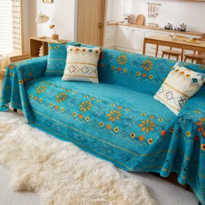 Bohemian-Style Sofa Cover (FALXF)