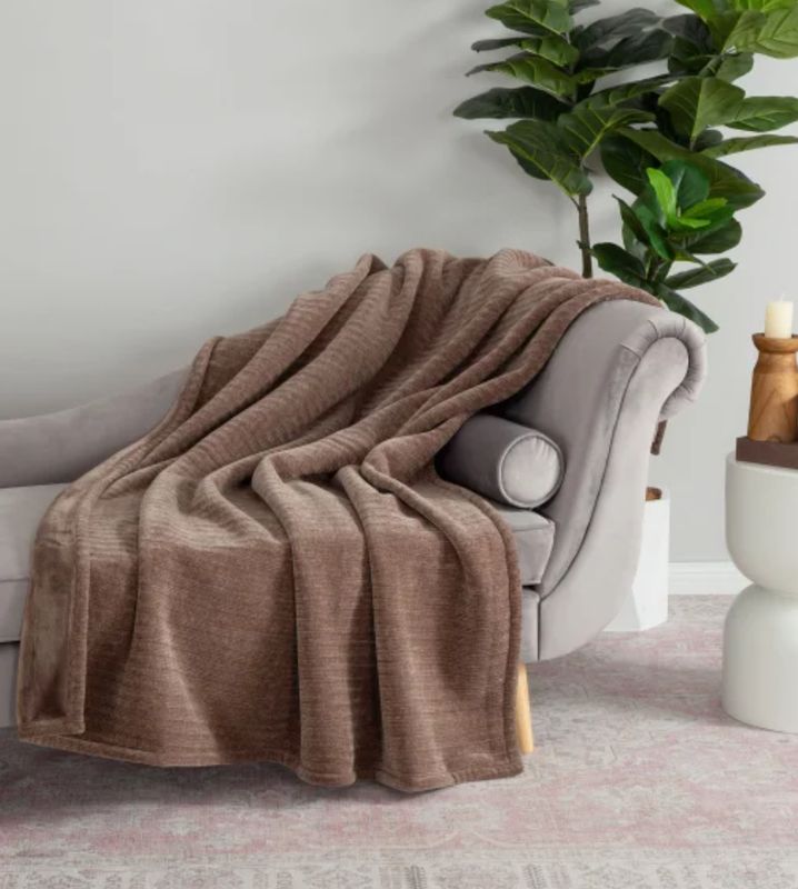 Berkshire Chenille Knit Throw