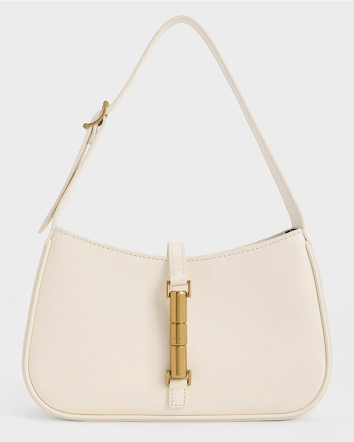 Cesia Metallic-Accent Shoulder Bag