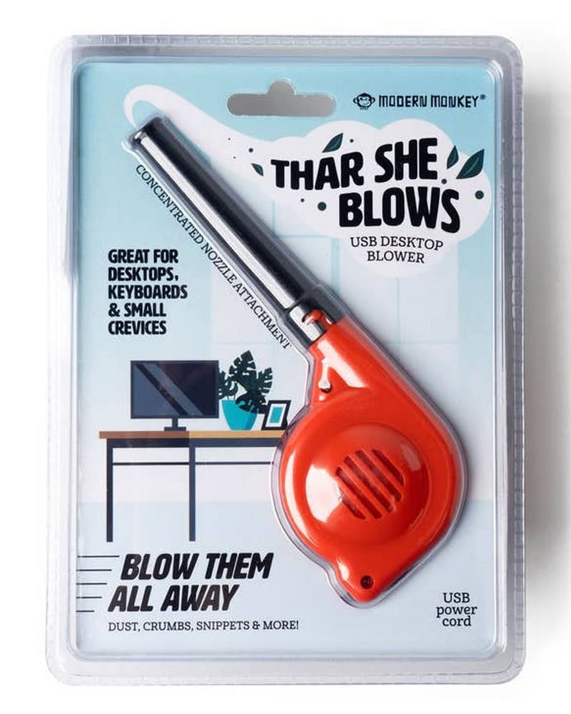 Modern Monkey® Thar She Blows USB Desktop Blower