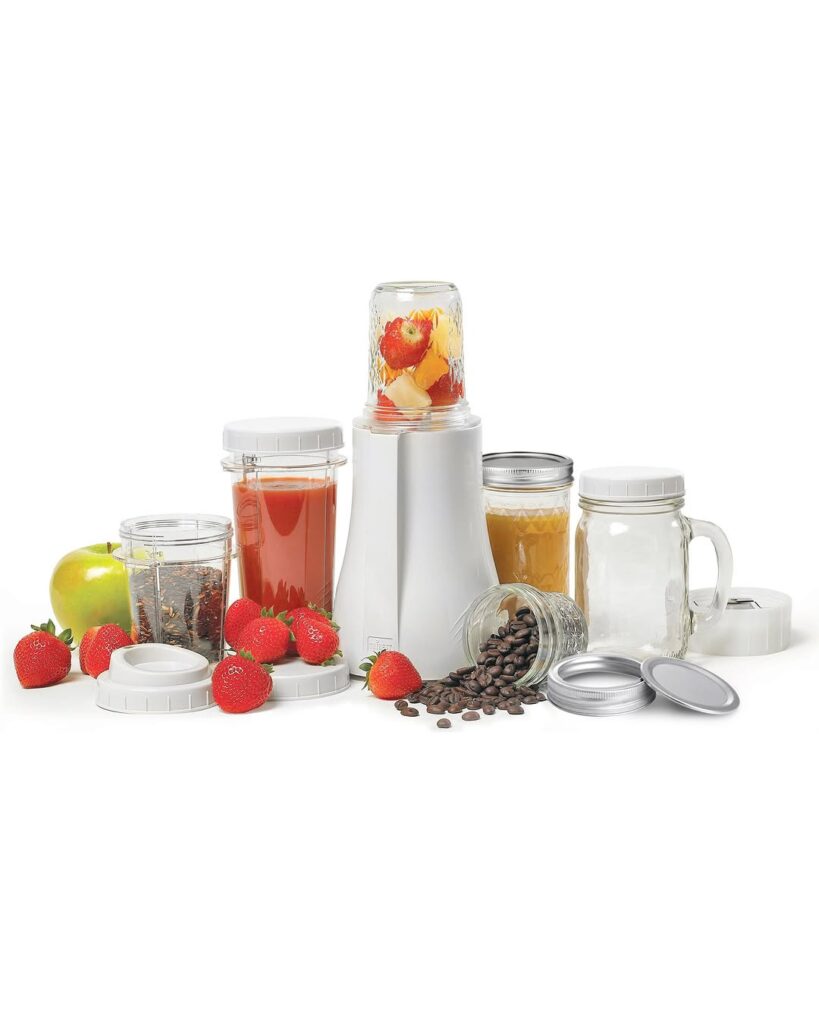 Personal Blender® Refurbished Original Single-Serving Blender (16-Piece Mason Jar Set)
