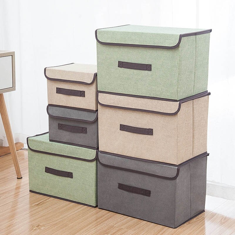 Extra-Large
 Foldable Storage Boxes – Set of 4 with Dual Zippers