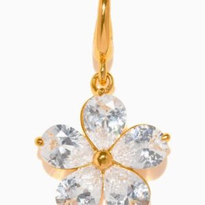 Crystal Flower Bag Charm