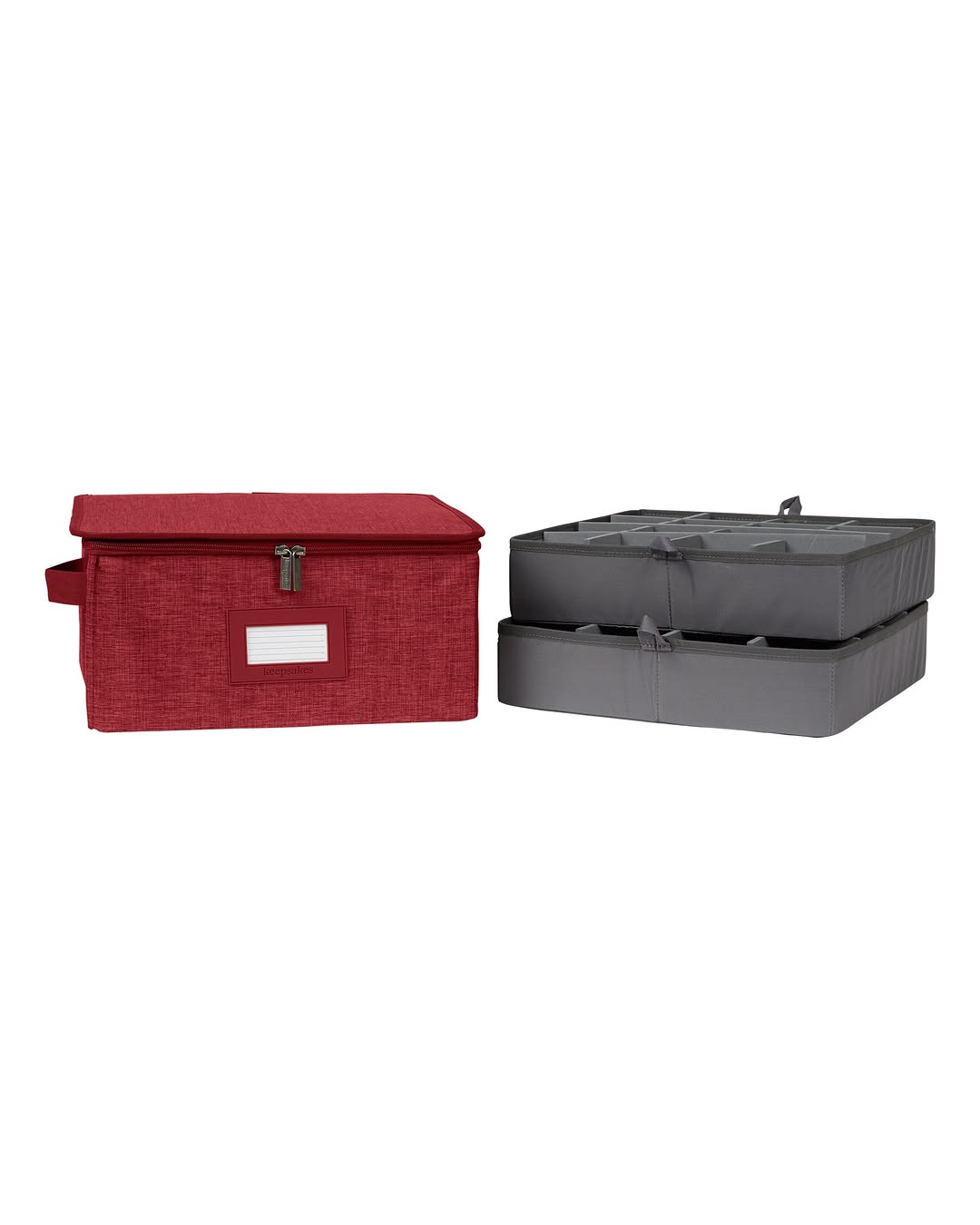 Glassware Storage Box FlexGrid Keepsakes Red Heather - Image 1
