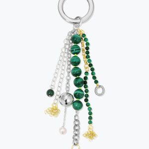 BEADED BAG CHARM