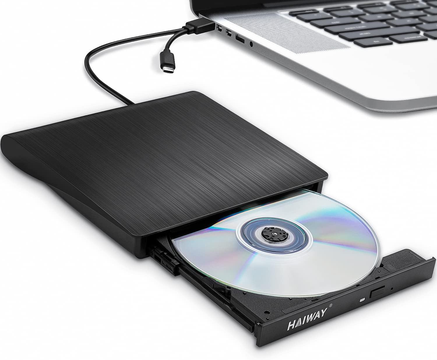 Portable External DVD CD/DVD-ROM Drive with Storage 
Bag - Image 1
