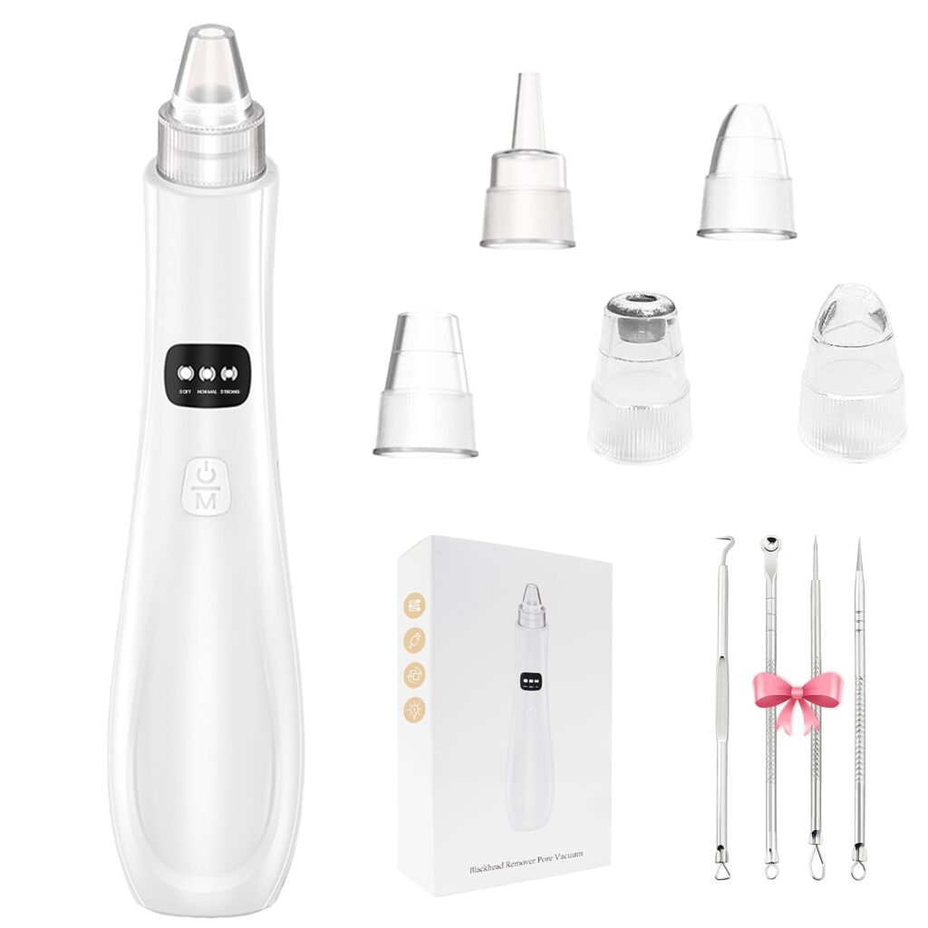 Blackhead Remover Pore Vacuum - USB Rechargeable Facial 
Cleanser