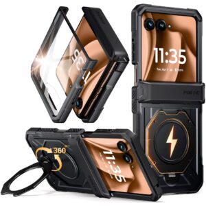 Moto Razr Plus 2026/2025/2024 Case with Ring Stand
