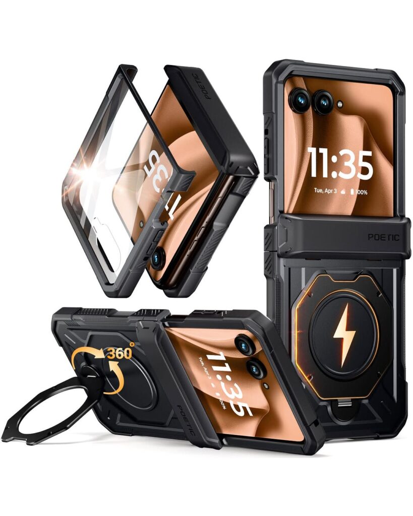 Moto Razr Plus 2026/2025/2024 Case with Ring Stand