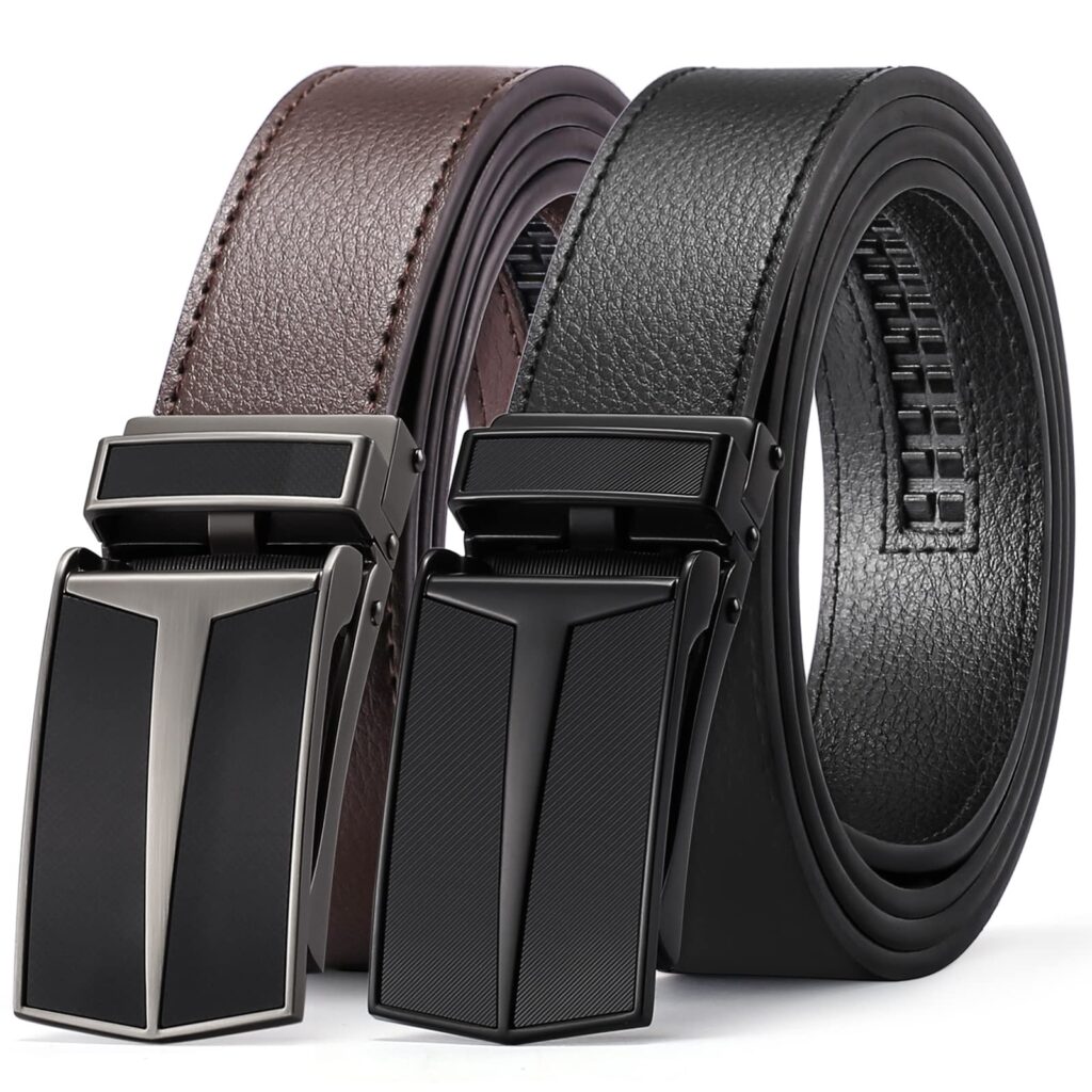 Men's
Ratchet Leather Belt Set, 2-Pack