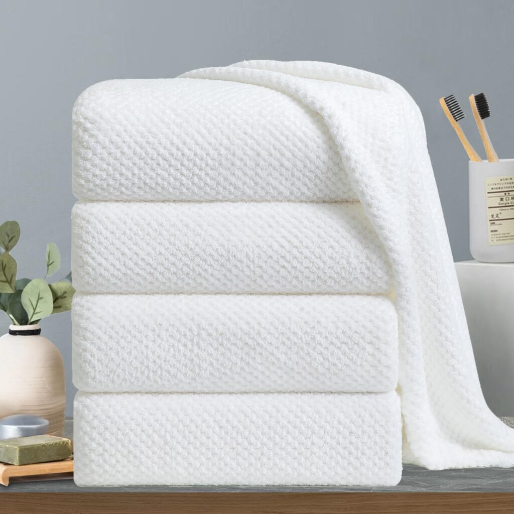Oversized Bath Towels – 4-Pack, 35 in. x 70 in. 
Microfiber