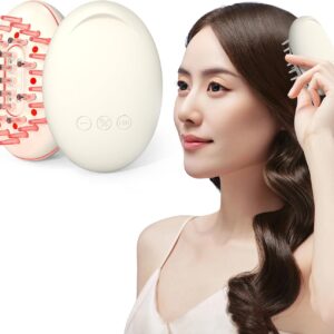 Electric Scalp Massager Comb with Nano Mist & Red 
Light - Image 2