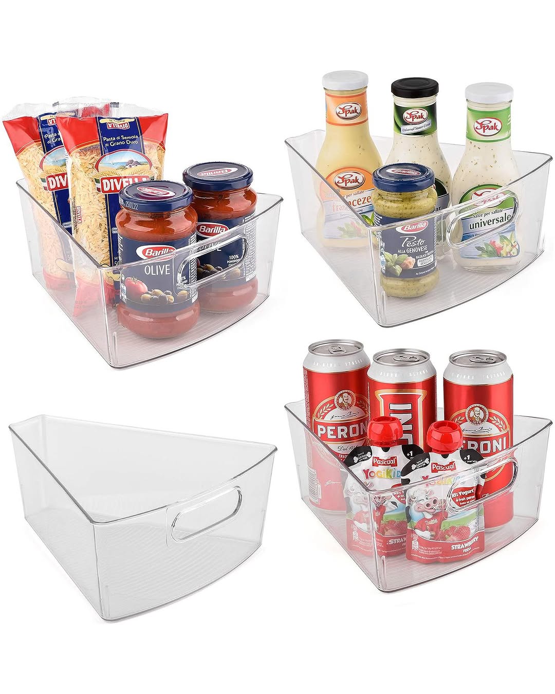 Wedge Pantry Bins (4 Pack) - Image 1