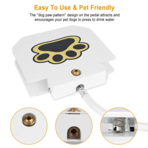 Dog Water Fountain Outdoor,No Electricity Step-On Activated Pet Sprinkler,Paw-Controlled Drinking Dispenser For Large & Small Dogs,Automatic Waterer For Yard, Garden, Lawn - Image 2