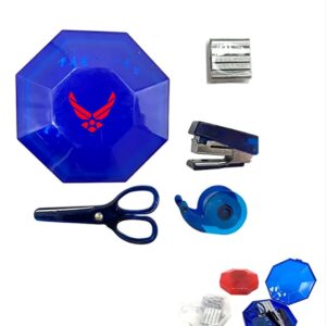 Minimalist Transparent Desk Set ?C Neat & Modern