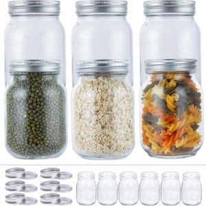 Glass Mason Jar Set — Pantry Storage