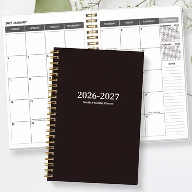 40 Sheets A5 Weekly Meeting Notebook (2026-2027)