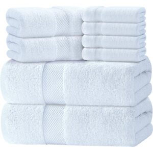 Luxury Bath Cloths Set – 12 Pieces (Bath, Hand and
Washcloths)