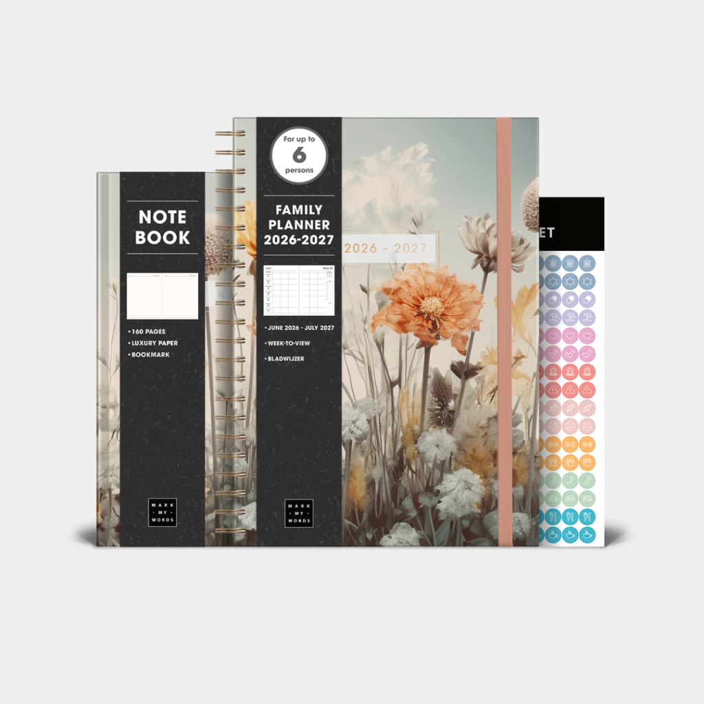 Motherword Family Planner 2027, 3-Piece