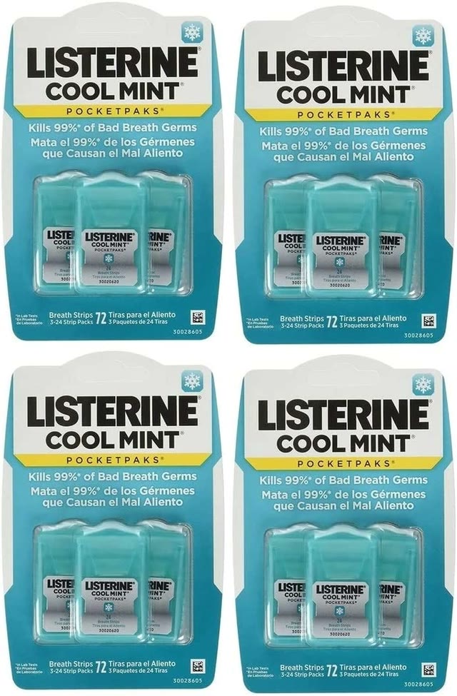 Listerine PocketPaks, 4-Pack