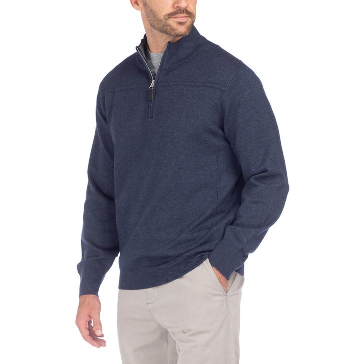 Auclair Men's 1/4 Snap Sweater