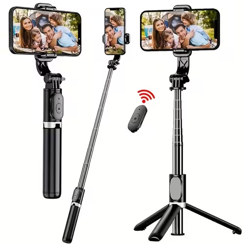 40" Telescopic Selfie Stick with Wireless Remote