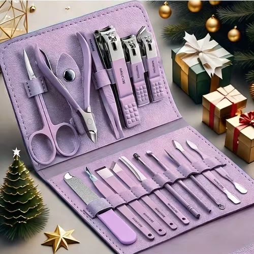 16pc Stainless Steel Nail Clipper Set