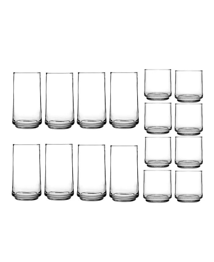 LAV Glassware Set, 16-Piece